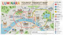 do botanical garden map, golf community map, tourist transit map, hospital map