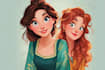 draw a cute disney style portrait