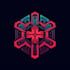 illustrate a cool cyberpunk, futuristic logo art