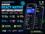 develop a professional react native mobile app using expo