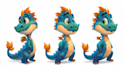 draw cartoon for character, monster, dragon