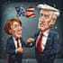 do a political cartoon art