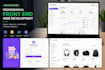 build a responsive website using HTML CSS javascript and react