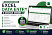 do web research, data collection, data mining and excel data entry