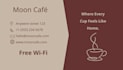 design a professional modern bussines card in canva