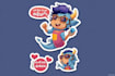 create telegram and whatsapp  stickers package