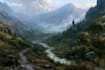 do fantasy landscape illustrations
