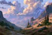 design amazing fantasy landscape