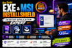 do windows msi setup installerexe packages installshield