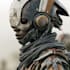 sci fi character illustration or sci fi character
