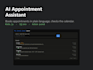 build an ai chat assistant that handles faqs and appointments