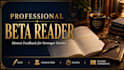 professionally beta read your novel with honest feedback