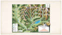 design a professional trail, hiking and itinerary map in vector
