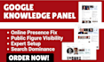 create verified google knowledge panel for person or company