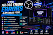 fix obs studio errors and optimize your streaming performance