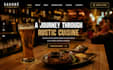 design wix food website online ordering restaurant booking website