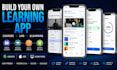 develop online course app, educational app, lms app and elearning app
