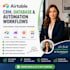 create custom airtable CRM, airtable database systems and automation workflow