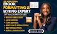 do book editing book formatting KDP editing and paperback formatting