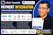 do clickfunnel stripe integration, invoice payment, nmi, webhook, google pay