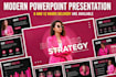 create a professional presentation , pitch deck, google slides