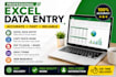do excel data entry and copy paste tasks
