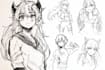 sketch you anime sketch illustration
