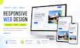 create a modern figma website design with responsive UI UX