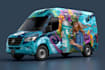 illustrate car wrap, truck wrap, van wrap design