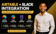 build airtable slack integration, database system and softr saas mvp