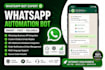 build whatsapp automation bot using whatsapp business API