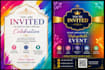 create luxury wedding invitation card design