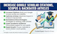 increase google scholar citation, scopus, backdated articles
