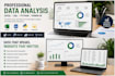 analyze your data using excel, sql, python, and power bi