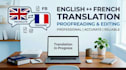 english french translator and proofreader