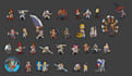 create 8bit 16bit pixelart top down game assets isometric pixel tileset tilemap