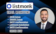 setup listmonk installation amazon ses setup docker postgresql spf dkim dmarc