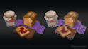 create 3d hand painted stylized props and weapons