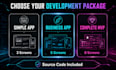 build a costum full stack web app application