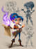 design 2d game character illustration