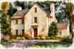 paint watercolor house portrait
