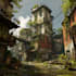 design an environment concept art illustration