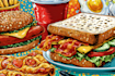 make a food pop art illustration