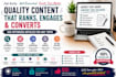 write SEO optimized articles on any topic