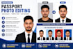 create professional passport size photos for visa and id