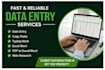 do data entry, copy paste, typing and microsoft excel work