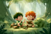 illustrate children book illustration