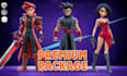 create 3d game character modeling, game assets and animation