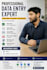 do accurate data entry, excel data entry, copy paste, web research, and p
