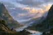create fantasy landscape illustrations
